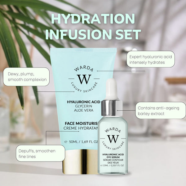 SKIN HYDRATION BOOST HYALURONIC ACID MOISTURISER 50ml + SKIN HYDRATION BOOST HYALURONIC ACID EYE SERUM 15ml