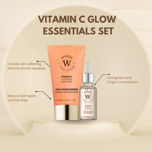 SKIN GLOW BOOST VITAMIN C MOISTURISER 50m + VITAMIN C GLOW BOOST OIL-SERUM 30ml