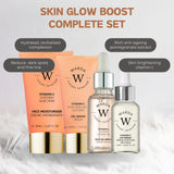 SKIN GLOW BOOST VITAMIN C MOISTURISER 50m + VITAMIN C GLOW BOOST OIL-SERUM 30ml + SKIN GLOW BOOST VITAMIN C GEL SERUM 30ml + SKIN GLOW BOOST VITAMIN C EYE SERUM 15ml