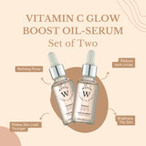 2 x VITAMIN C GLOW BOOST OIL-SERUM 30ml