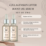 2 x COLLAGENSKIN LIFTER BOOST OIL SERUM 30ml