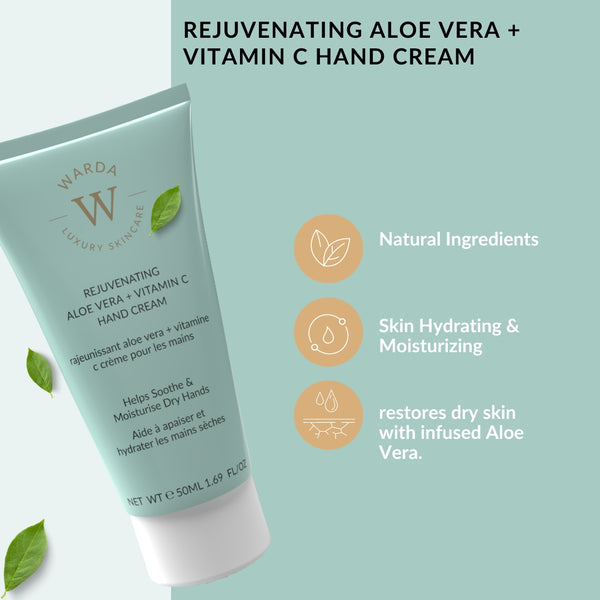 Rejuvenating Aloe Vera+ Vitamin C Hand Cream 50ml