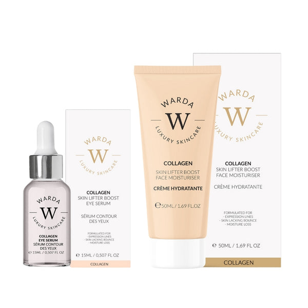 SKIN LIFTER BOOST COLLAGEN MOISTURISER 50ml + SKIN LIFTER BOOST COLLAGEN EYE SERUM 15m