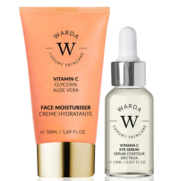 SKIN GLOW BOOST VITAMIN C MOISTURISER 50ml + SKIN GLOW BOOST VITAMIN C EYE SERUM 15ml