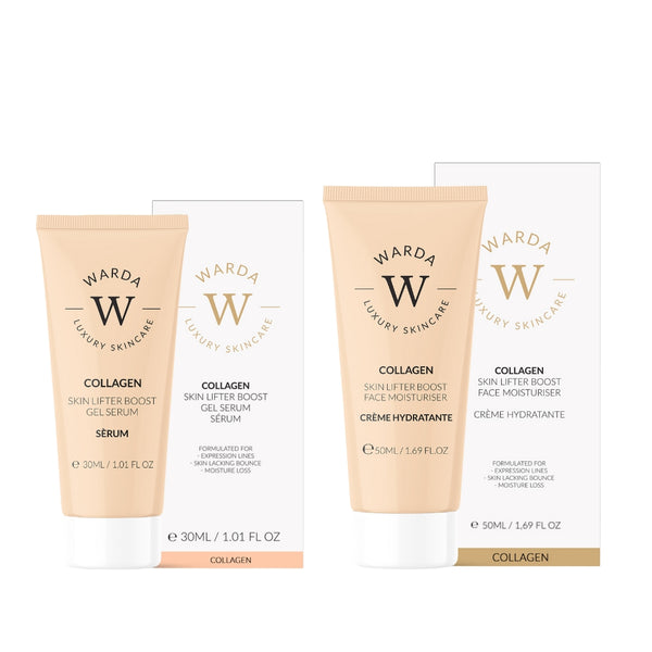 SKIN LIFTER BOOST COLLAGEN MOISTURISER 50ml + SKIN LIFTER BOOST COLLAGEN GEL SERUM 30ml