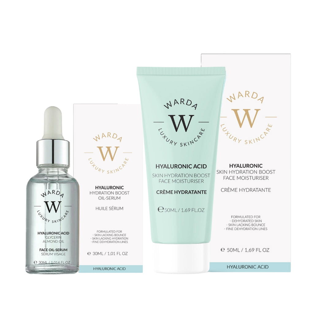 SKIN HYDRATION BOOST HYALURONIC ACID MOISTURISER 50ml + HYALURONIC ACID HYDRATION BOOST OIL SERUM 30ml
