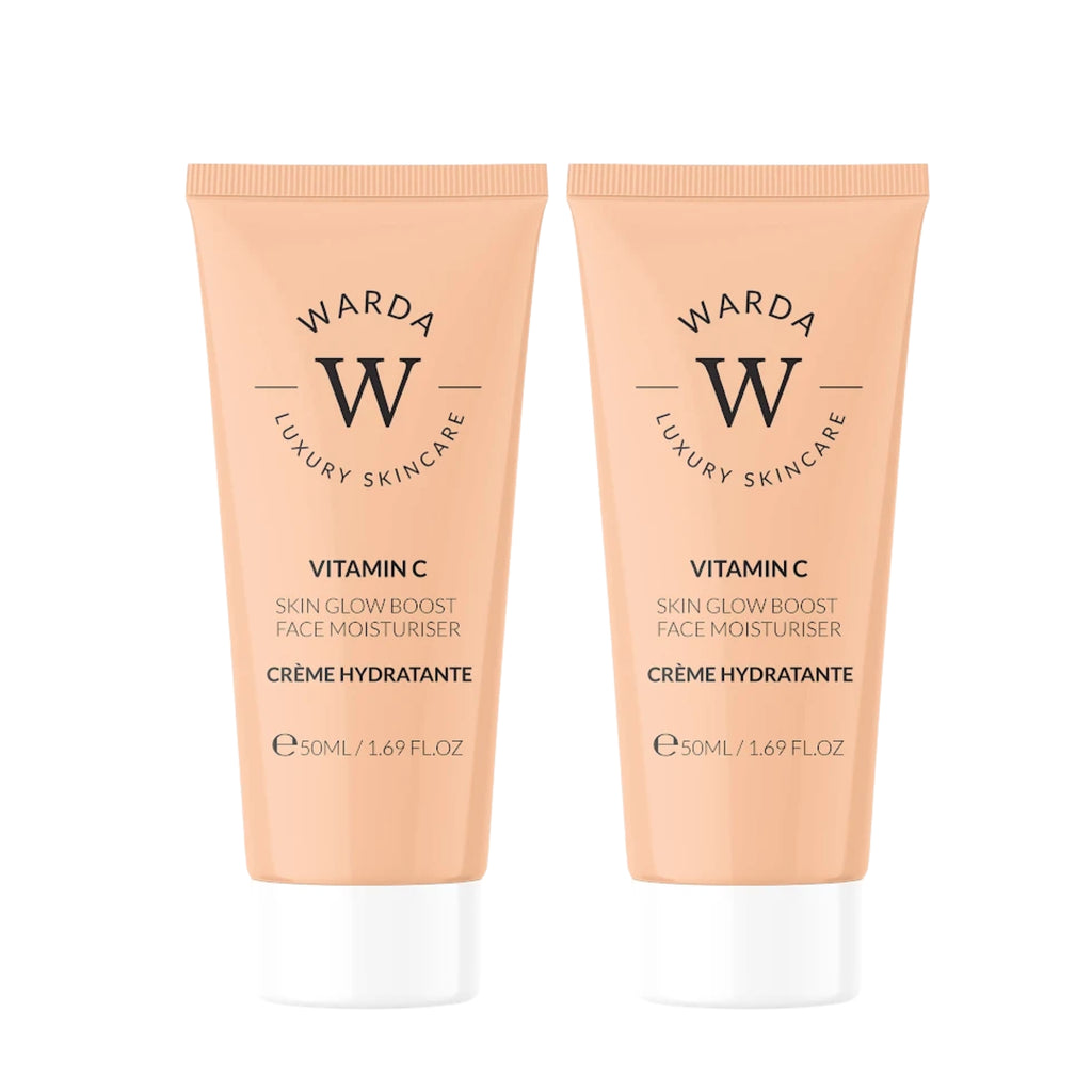 2 x SKIN GLOW BOOST VITAMIN C MOISTURISER 50m