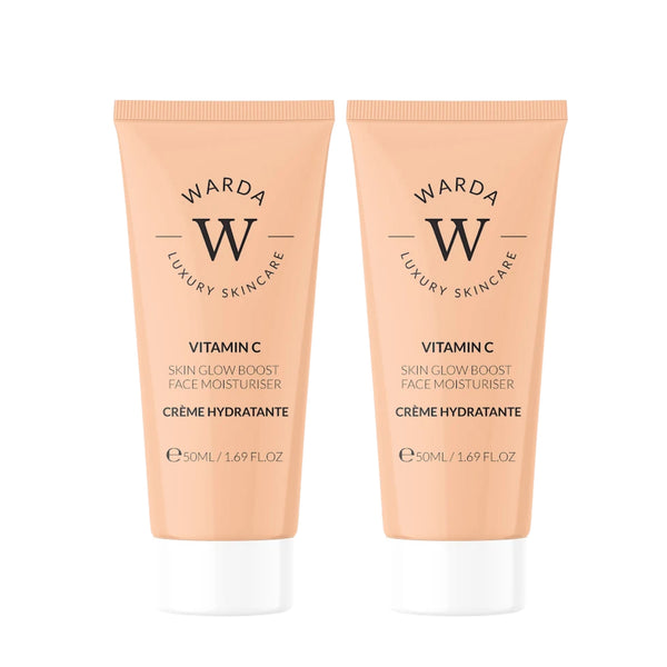 2 x SKIN GLOW BOOST VITAMIN C MOISTURISER 50m