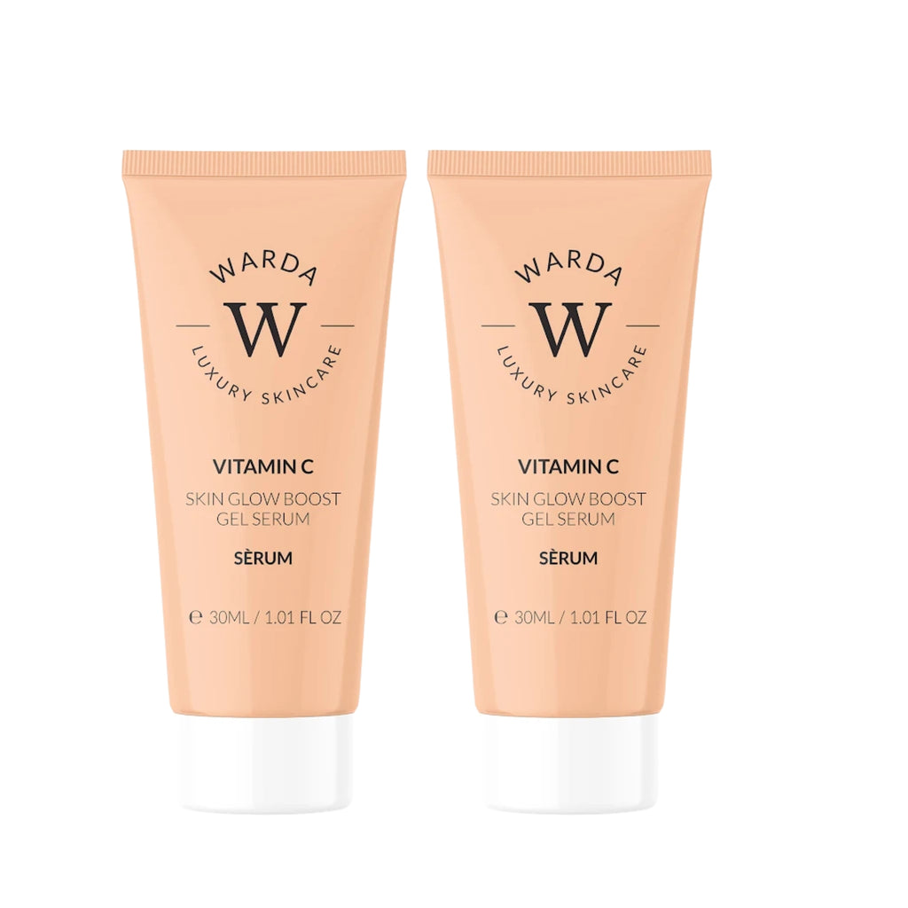 2 x SKIN GLOW BOOST VITAMIN C GEL SERUM 30ml