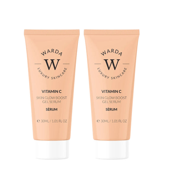 2 x SKIN GLOW BOOST VITAMIN C GEL SERUM 30ml