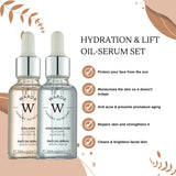 HYALURONIC ACID HYDRATION BOOST OIL SERUM 30ml + COLLAGENSKIN LIFTER BOOST OIL SERUM 30ml