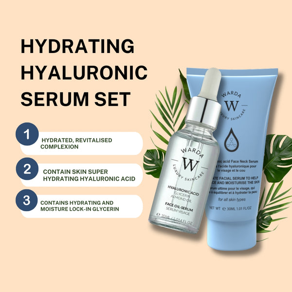 Hyaluronic Acid Hydration Boost Oil Serum 30ml + Hyaluronic acid Face Neck Serum 30ml