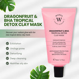 DRAGONFRUIT & BHA TROPICAL DETOX CLAY MASK 50ml