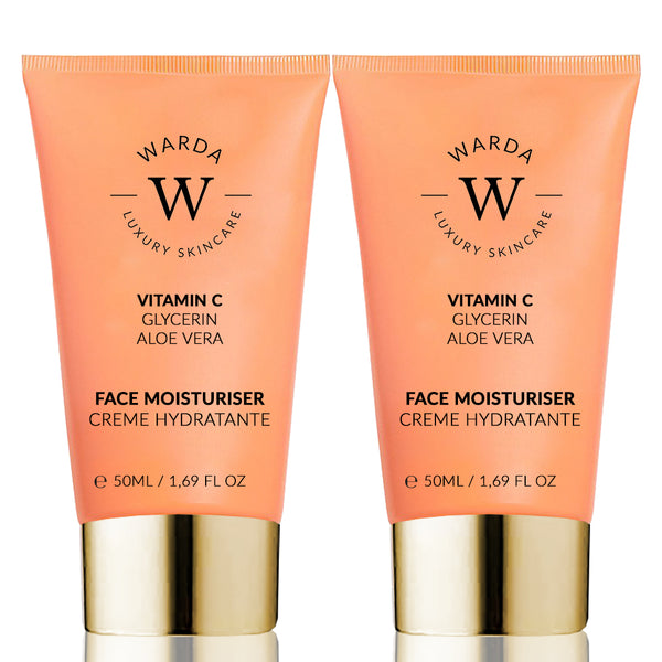 2 x SKIN GLOW BOOST VITAMIN C MOISTURISER 50m