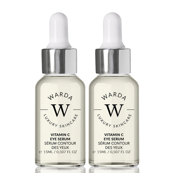2 x SKIN GLOW BOOST VITAMIN C EYE SERUM 15ml