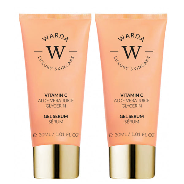 2 x SKIN GLOW BOOST VITAMIN C GEL SERUM 30ml